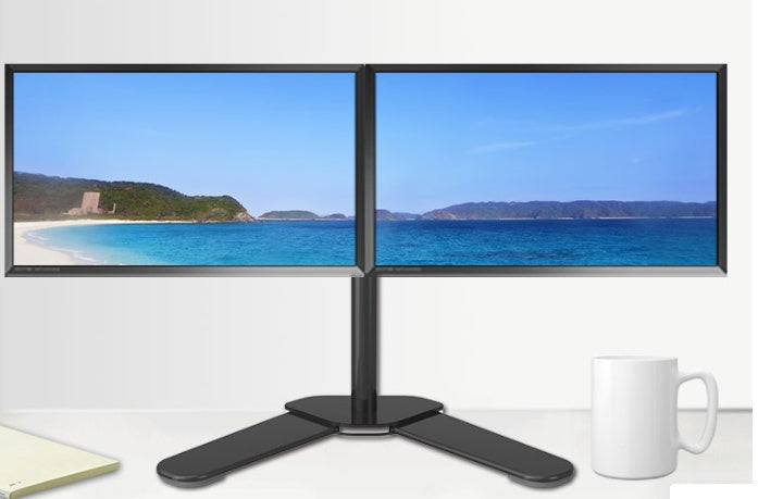 Computer Monitor Stand Dual-screen Desktop Free Lift LCD Multi-screen Splicing Universal Rotating Shelf