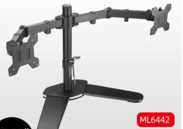 Computer Monitor Stand Dual-screen Desktop Free Lift LCD Multi-screen Splicing Universal Rotating Shelf